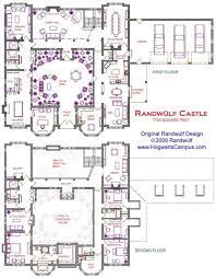 Mansion Floor Plan Castle House Plans