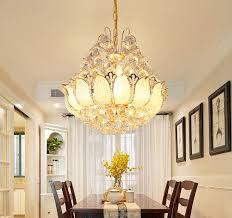 American Modern Crystal Chandeliers Lights Fixture Led Light Chandelier Lotus Flower Home Indoor Lighting Restaurant Dining Living Room Lamp Kitchen Chandeliers French Chandelier From Umsannalights 262 35 Dhgate Com