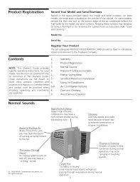 This can be found on the top or the right or left side of the air conditioner. Frigidaire Faa053m7a1 User Manual Air Conditioner Manuals And Guides L0202076