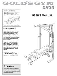 gold s gym ggbe29922 user manual pdf