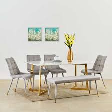 6 Seater Dining Table Set With 4 Chairs