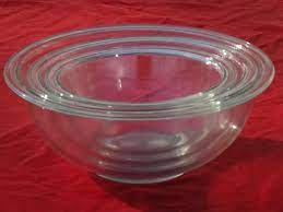 Pyrex Clear Glass Nesting Bowls