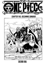 Read One Piece Chapter 963: Becoming Samurai on Mangakakalot