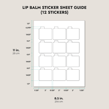 240 pack printable lip balm labels for