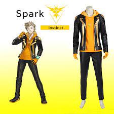 Pokemon Go Anime Costume Cosplay Team Instinct Spark Yellow Team Leader  Halloween Party Outfit for Men Adult Clothing Uniform|anime costume|anime  costume cosplaycostume cosplay - AliExpress