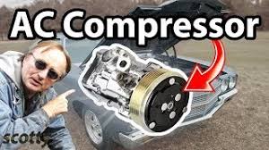 The ac compressor is powered by a drive belt that connects to the engine's crankshaft. How To Replace Ac Compressor In Your Car Youtube