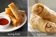 Which is healthier spring rolls or egg rolls?