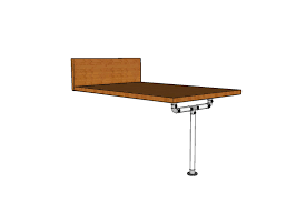 Diy Ikea Wall Floor Mounted Table