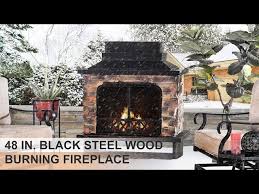 48 Classic Wood Burning Fireplace By