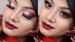 red makeup tutorial