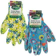 Womens Nitrile Coated Garden Gloves