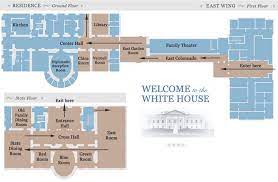 East Wing White House Tour Map White