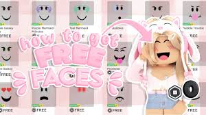 how to get free faces on roblox