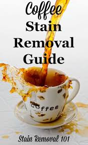 how to remove coffee stains