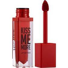 lipstick kiss me more lip tattoo by