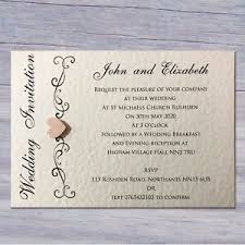 Details About 25 Wedding Invitations Evening Invites Personalised Handmade With Envelopes