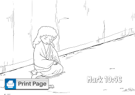 The works of god must be displayed in the day or in the light. Jesus Heals The Blind Man Coloring Pages Free Printables Connectus
