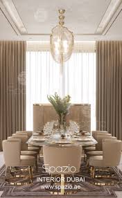 Villa Interior Design In Dubai Dining Room Design Luxury
