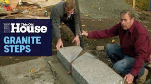how to build granite steps this old