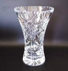 Vintage Waisted Cut Glass Fine Crystal