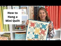 How To Hang A Mini Quilt