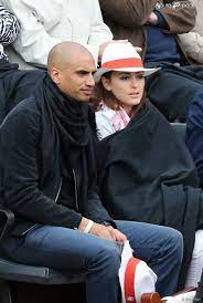 Aurelien Capoue et sa femme Rachel Legrain-Trapani - People aux  Internationaux de France de tennis de Roland-Garros à Paris, le 28 mai  2014. - Purepeople