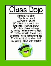 Class Dojo Reward Chart Green Class Dojo Class Dojo