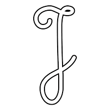 Italic cursive is a form of cursive that uses almost no looped joins. Letters And Numbers Cursive Uppercase Letter J