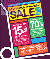 This one is going to be on from the 31 october to 6 november from 8am to 6 pm every day.the book worm in me just squealed a little! Mph Mid Valley Relocation Sale 12 22 Jan 2012 Trailsshoppers Online Malaysia Sale Shopping Warehouse Discount