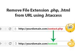 how to remove php from url in apache