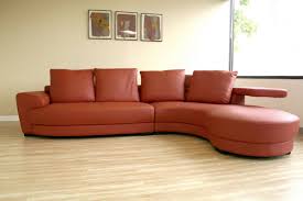 750 p8003 full leather curved sectional