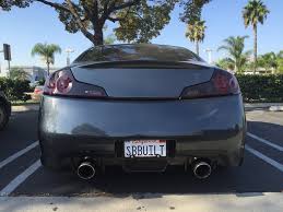 2003 2007 Infiniti G35 2dr Gt3 Style Rear Bumper Strictly