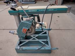 dewalt power radial arm saw