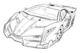 lamborghini coloring pages for aults