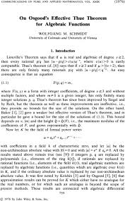 Der filmkritiker und youtuber wolfgang m. On Osgood S Effective Thue Theorem For Algebraic Functions Schmidt 1976 Communications On Pure And Applied Mathematics Wiley Online Library