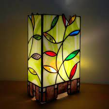 Stained Glass Table Lamp Hummingbird
