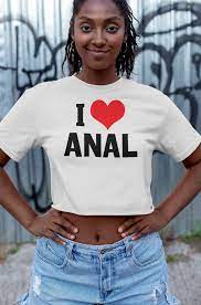 I Heart love Anal Cropped Tee - Etsy