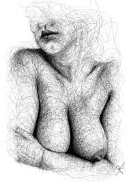 Nude Study Drawing by Jessica Coppet | Saatchi Art