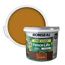 ronseal one coat fence life paint tudor