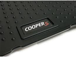 mini cooper trunk cargo boot mat s logo