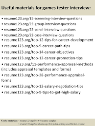 The Most Elegant Sample Resume For Software Tester   Resume Format Web Free video game tester resume