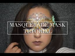 halloween makeup tutorial masquerade