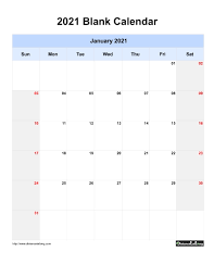 Download printable calendars for 2021, 2022 in word, excel, pdf format. 2021 Blank Calendar Blank Portrait Orientation Free Printable Templates Free Download Distancelatlong Com