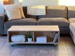 Roll Away Home Gym Storage Coffee Table