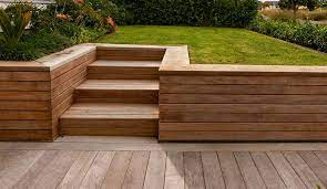Timber Retaining Wall In Nz Paredes