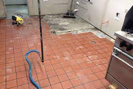 commercial kitchen grout deterioration