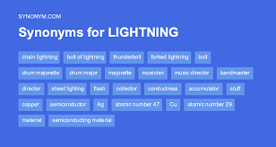 bolt of lightning synonyms antonyms