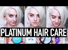 It's high time you brought out your inner bombshell with platinum blonde hair. How To Maintain Platinum Blonde Hair My Bleached Blonde Hair Care Routine Youtube