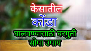 remove dandruff diy in marathi