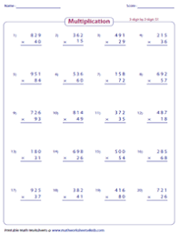 5th grade math worksheets